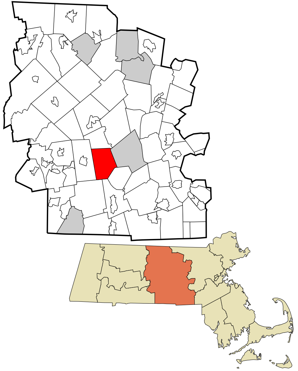 Locator map of Leicester