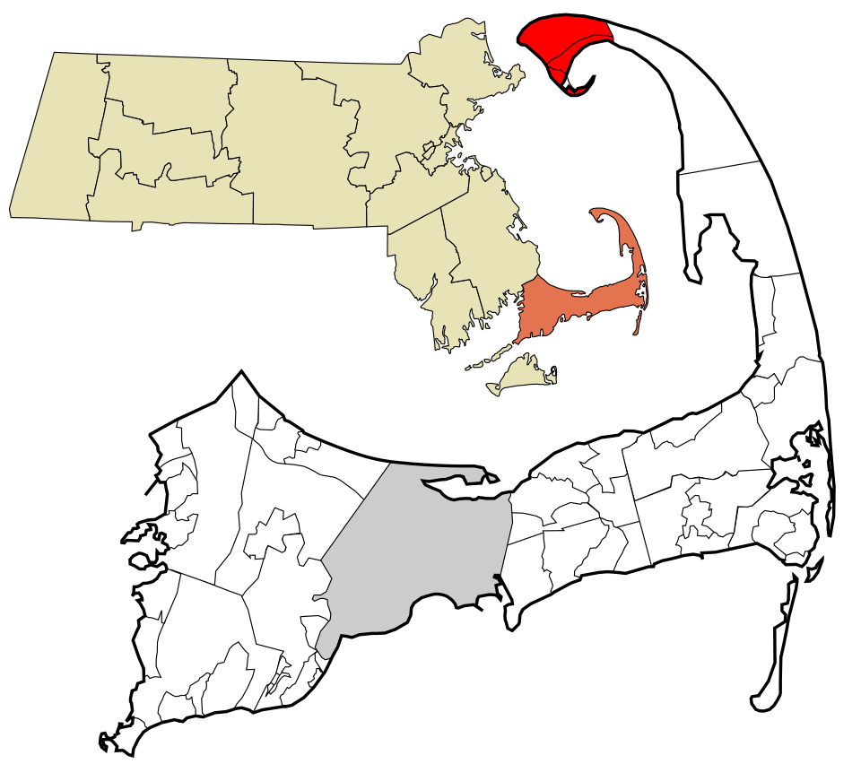 Locator map of Provincetown