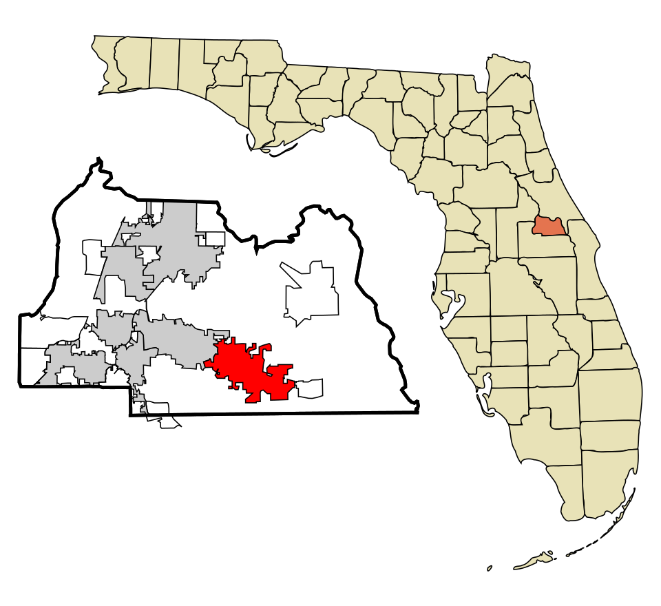 Locator map of Oviedo