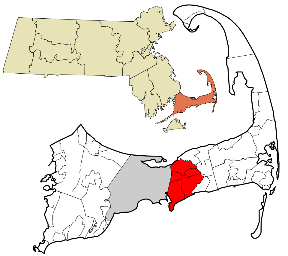 Locator map of Yarmouth