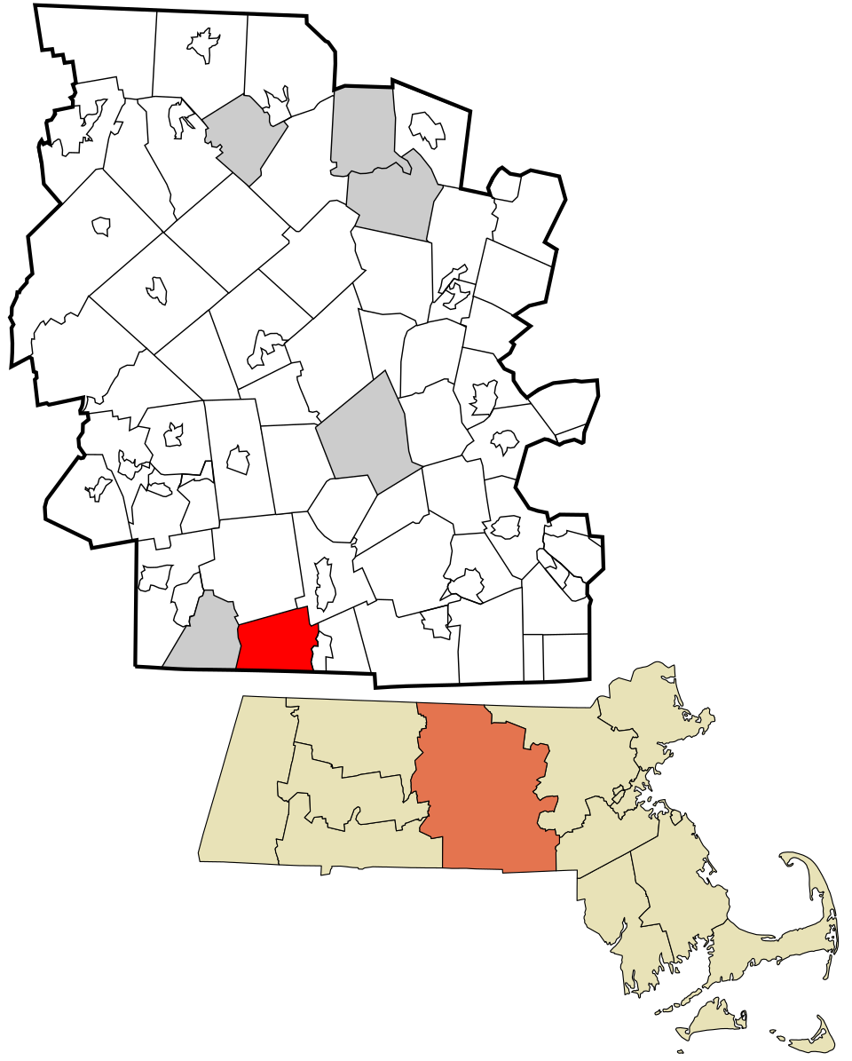 Locator map of Dudley