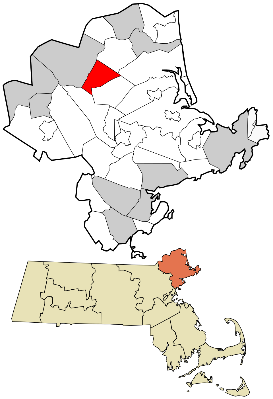 Locator map of Groveland