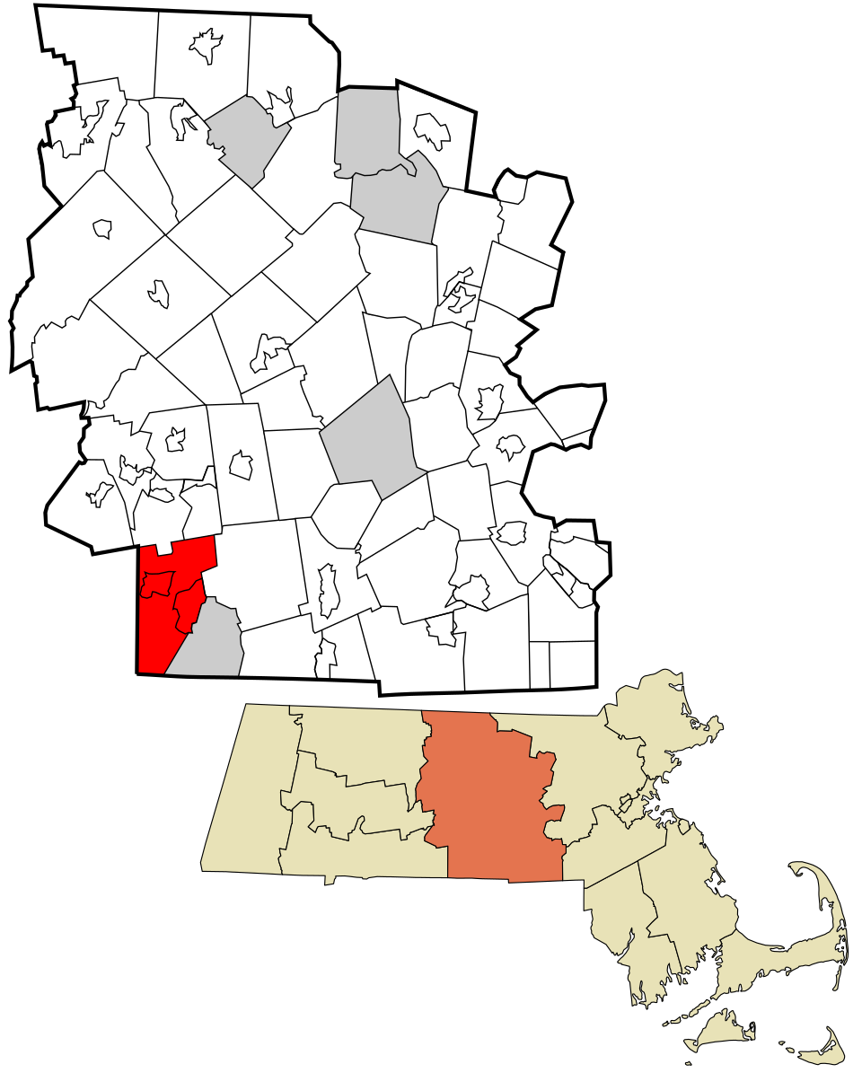 Locator map of Sturbridge