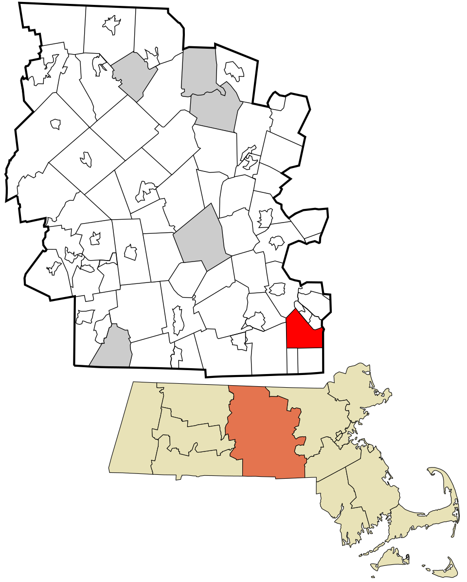 Locator map of Mendon
