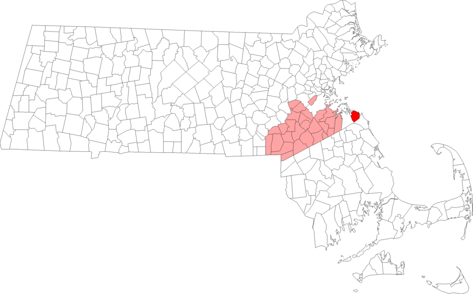 Locator map of Cohasset