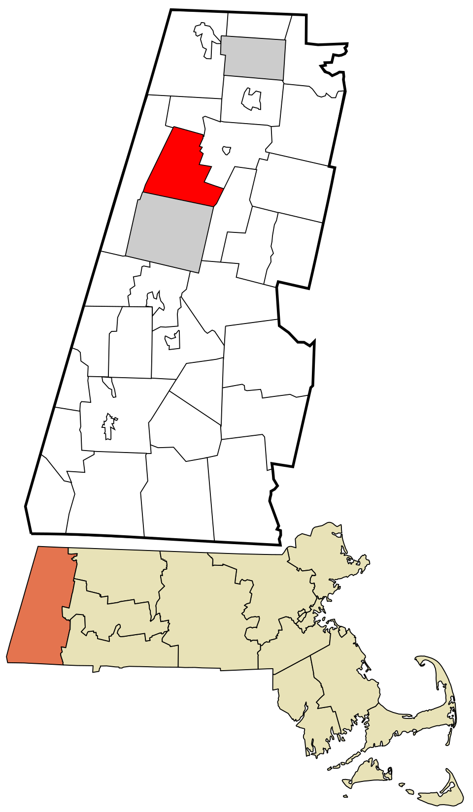 Map of Lanesborough
