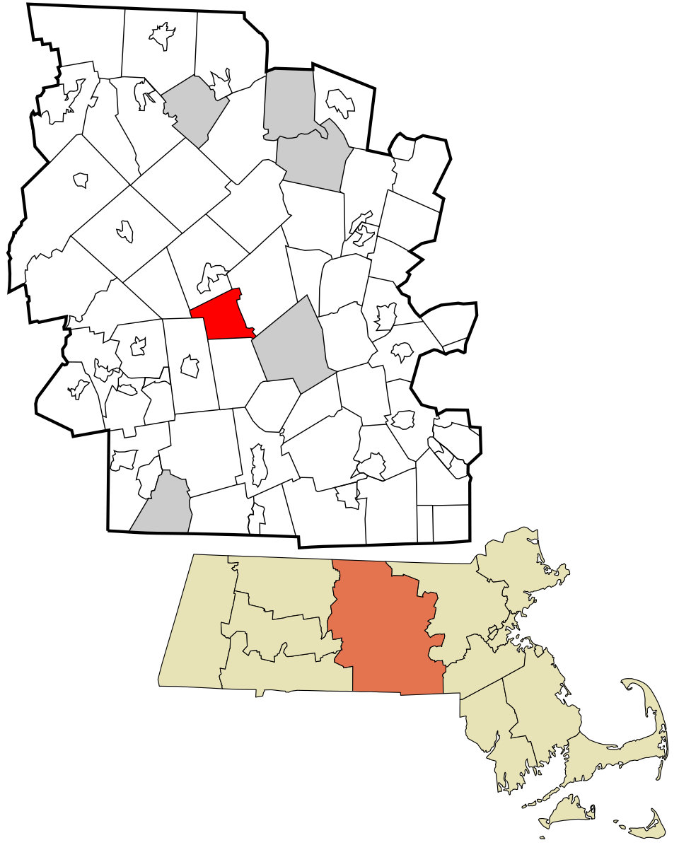 Locator map of Paxton