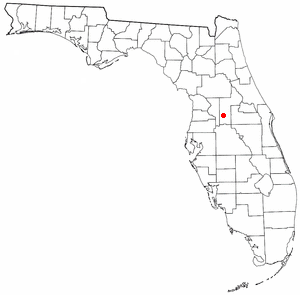 Locator map of Groveland