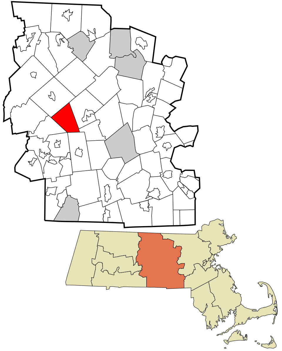 Locator map of Oakham