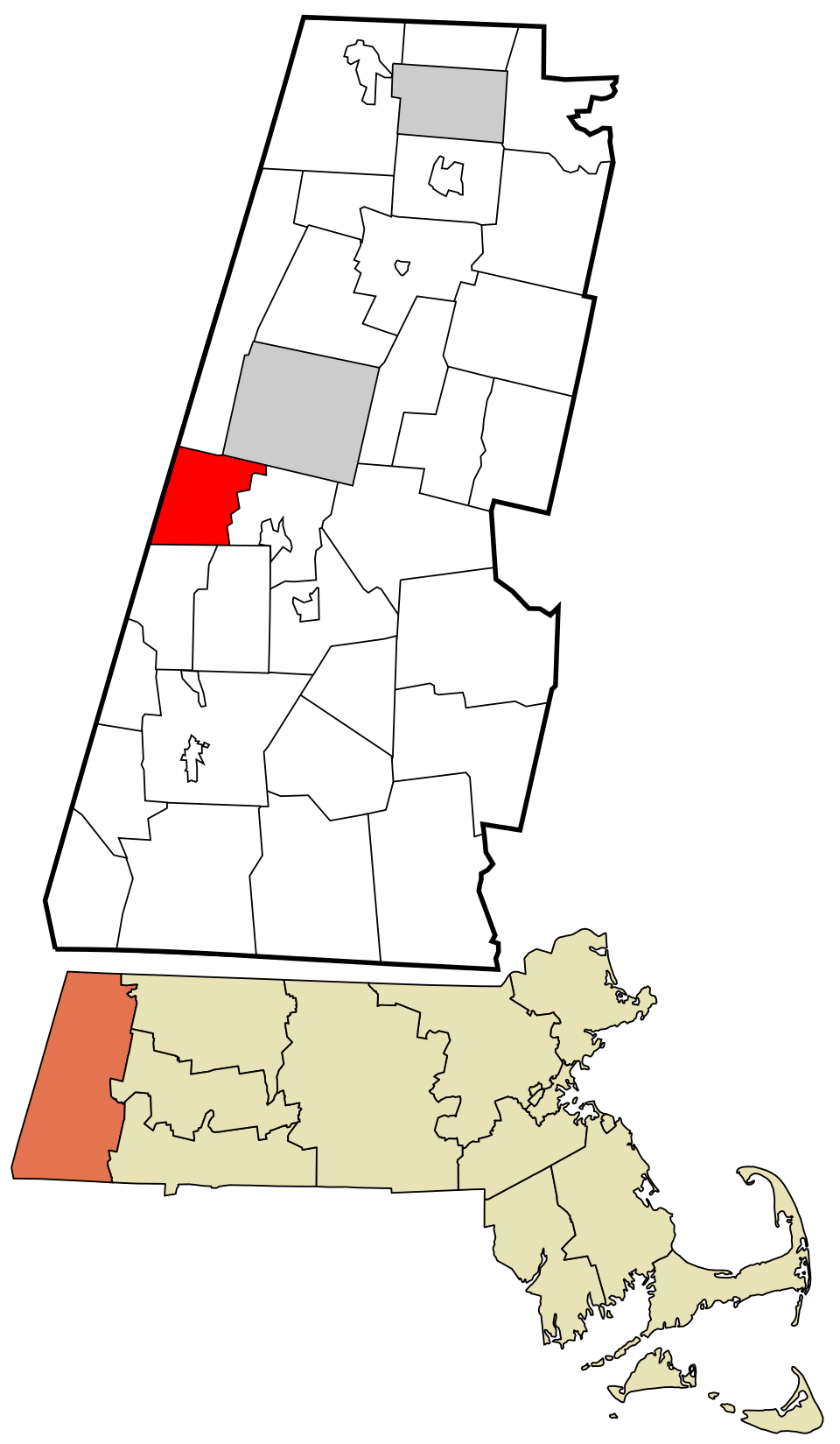 Locator map of Richmond