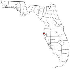 Locator map of Largo
