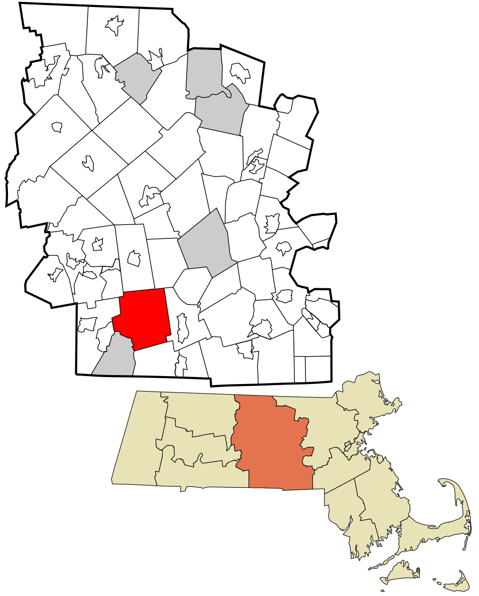 Locator map of Charlton