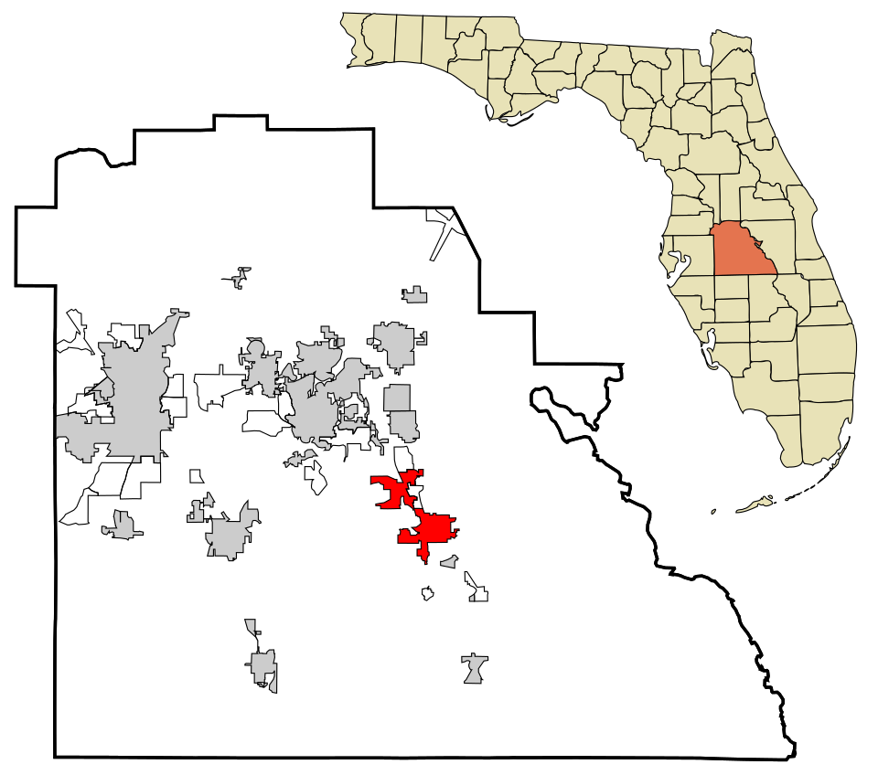 Map of Lake Wales