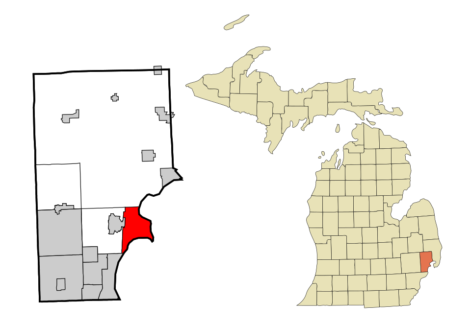 Locator map of Harrison