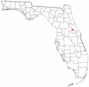 Locator map of DeBary