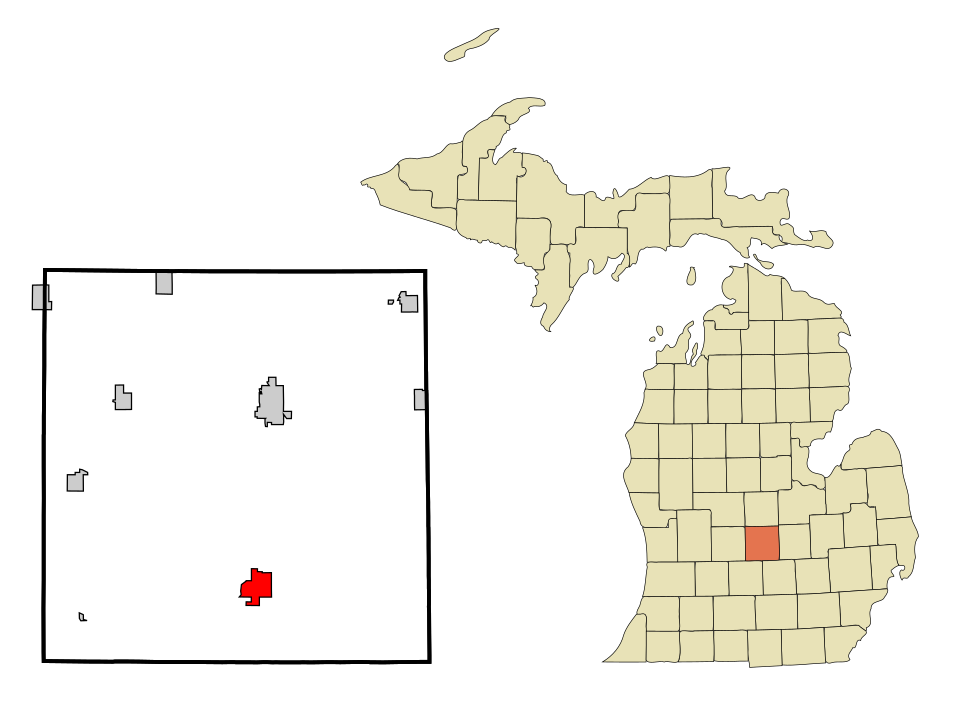 Locator map of DeWitt