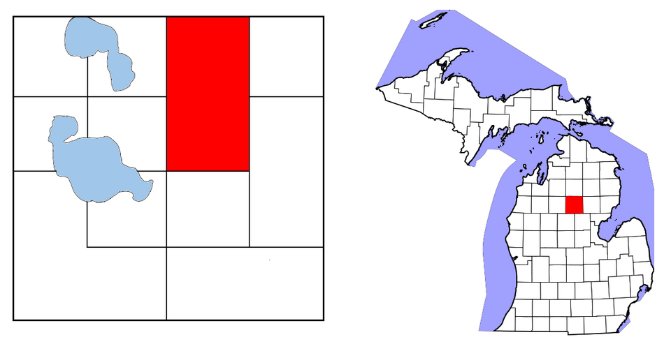 Locator map of Higgins