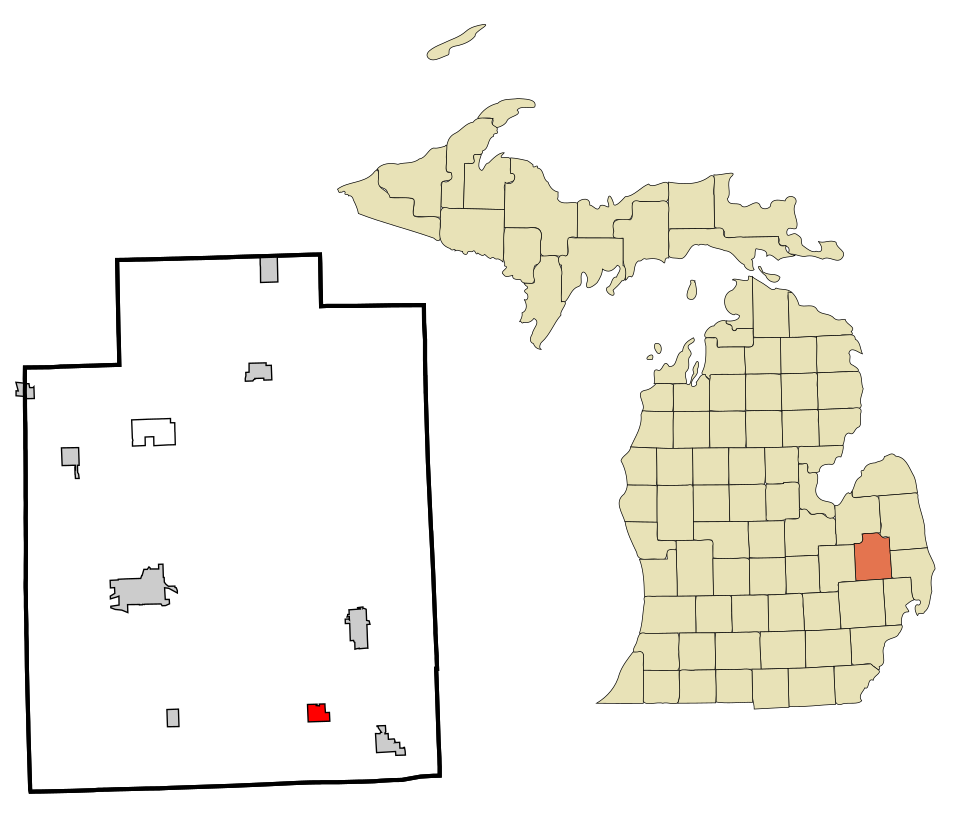 Locator map of Dryden