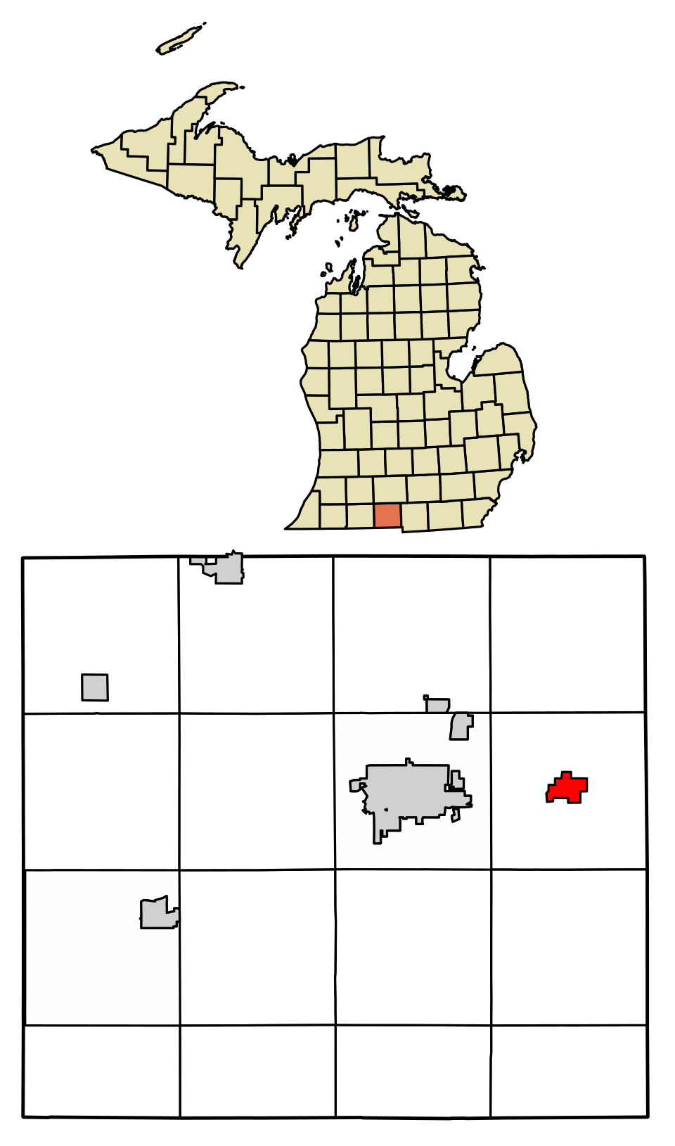 Map of Quincy