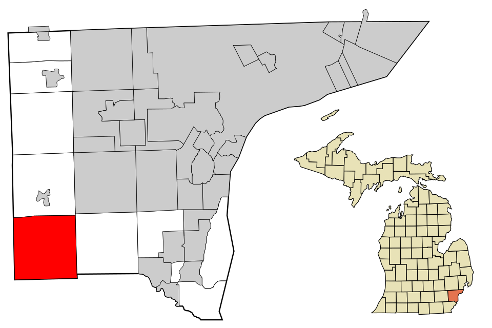 Locator map of Sumpter