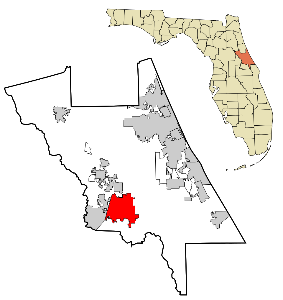 Map of Deltona