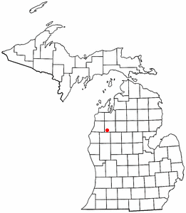 Locator map of South Branch