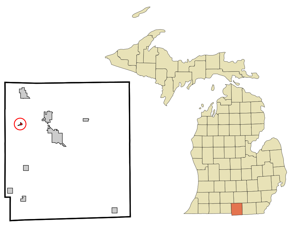 Locator map of Allen