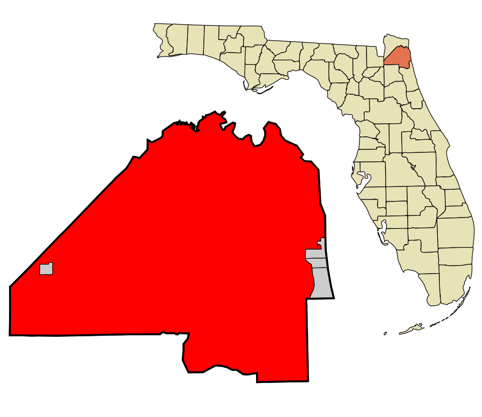 Map of Jacksonville