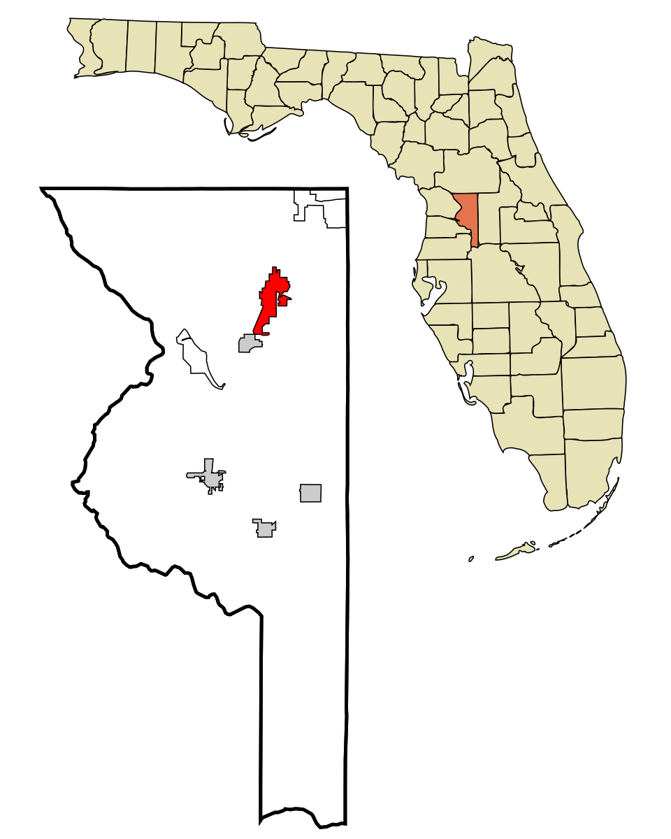 Locator map of Wildwood