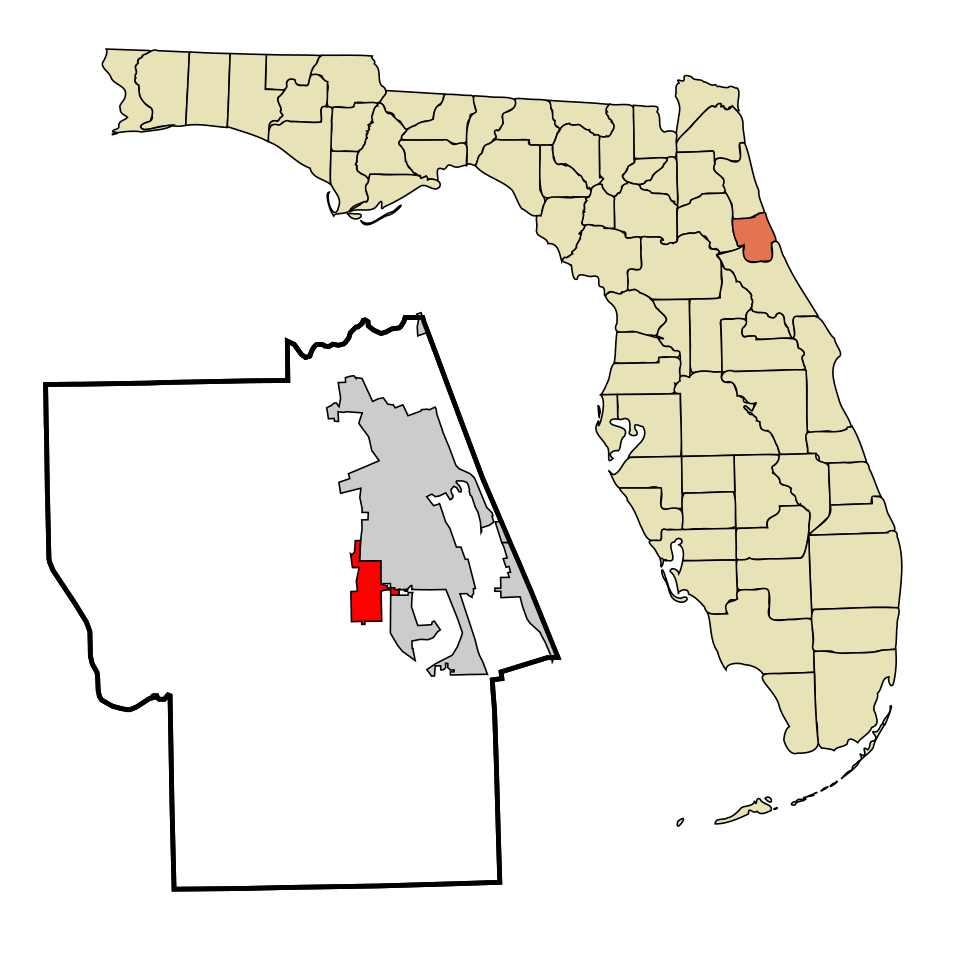 Locator map of Bunnell