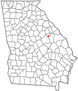 Locator map of Edge Hill