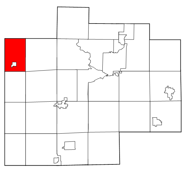 Locator map of Jonesfield