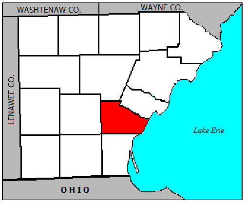 Locator map of La Salle