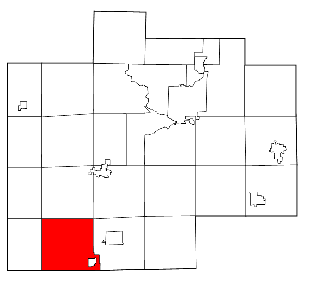 Locator map of Brady