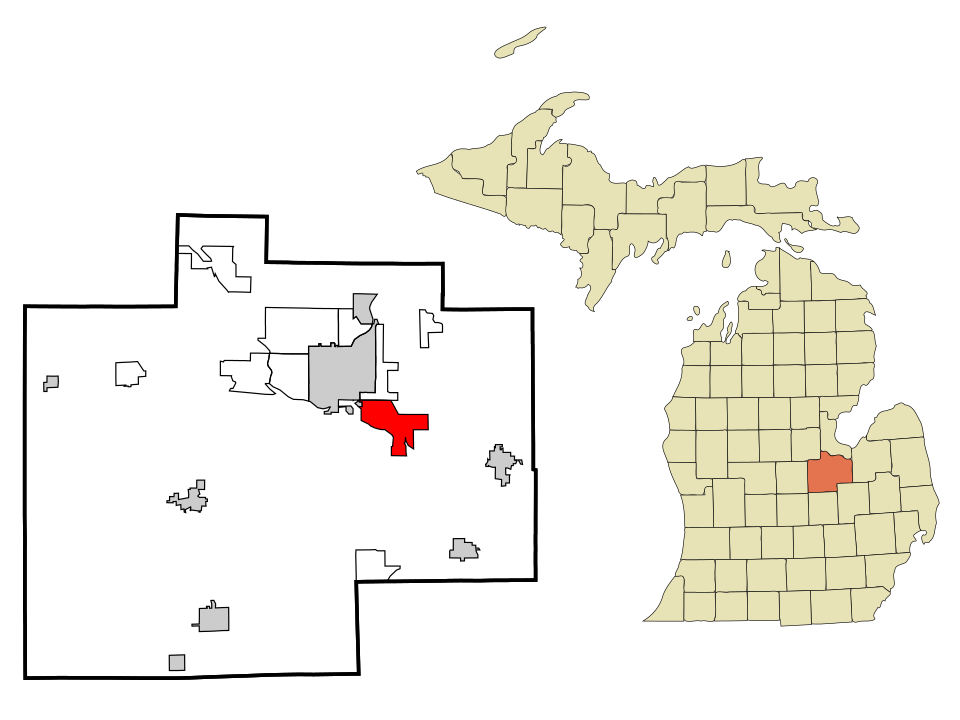 Locator map of Bridgeport