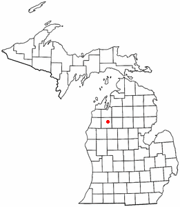 Locator map of Colfax