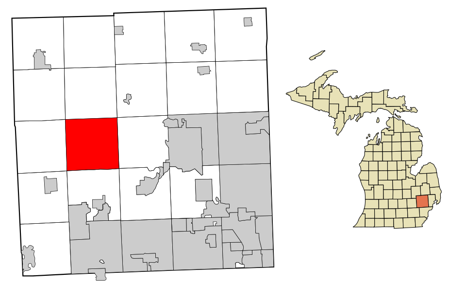 Locator map of White Lake