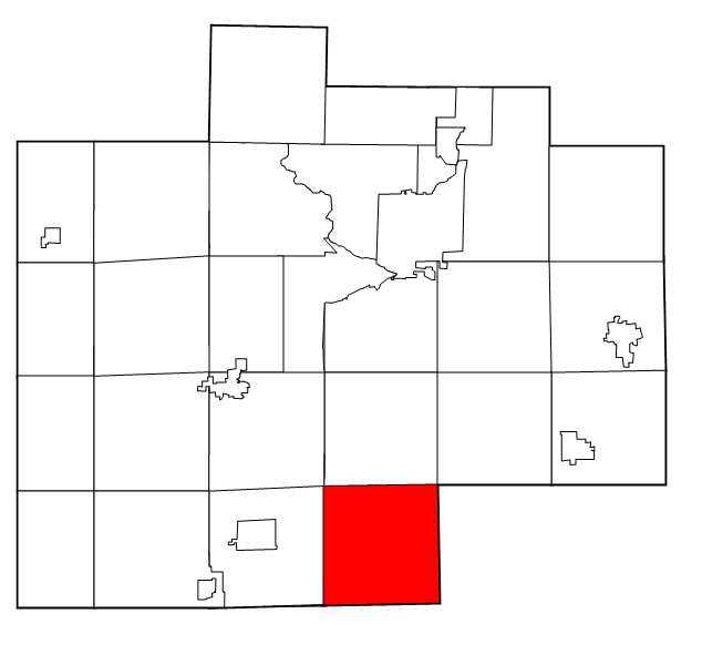 Locator map of Maple Grove