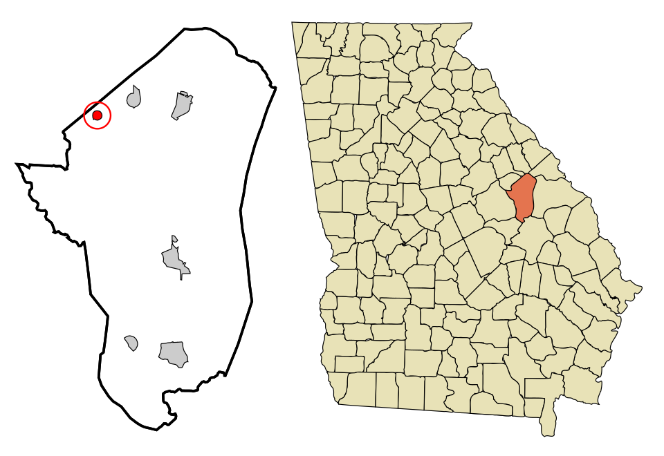 Locator map of Avera