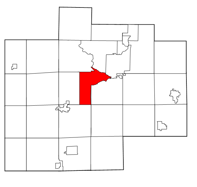 Locator map of James