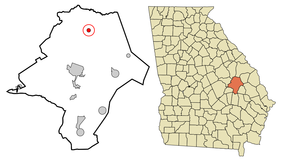 Locator map of Summertown