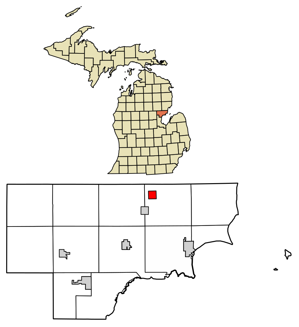 Locator map of Turner