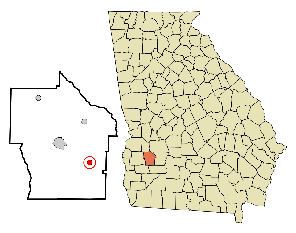 Locator map of Sasser