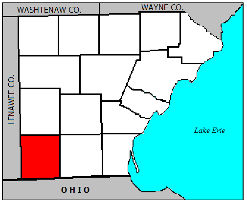 Locator map of Whiteford