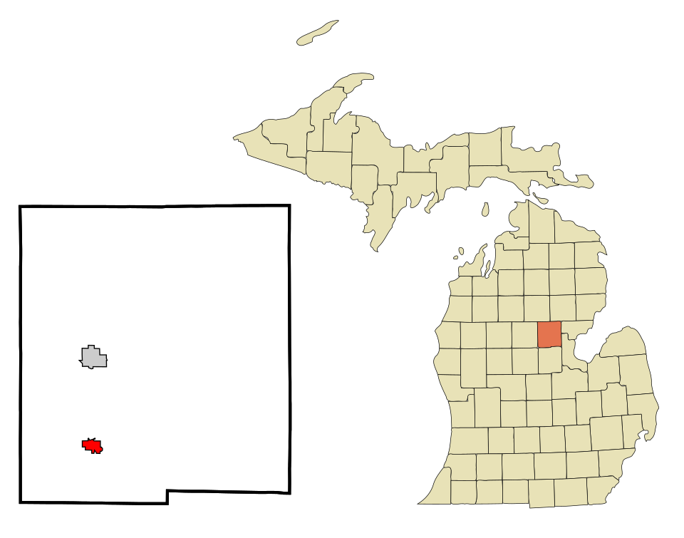 Locator map of Beaverton