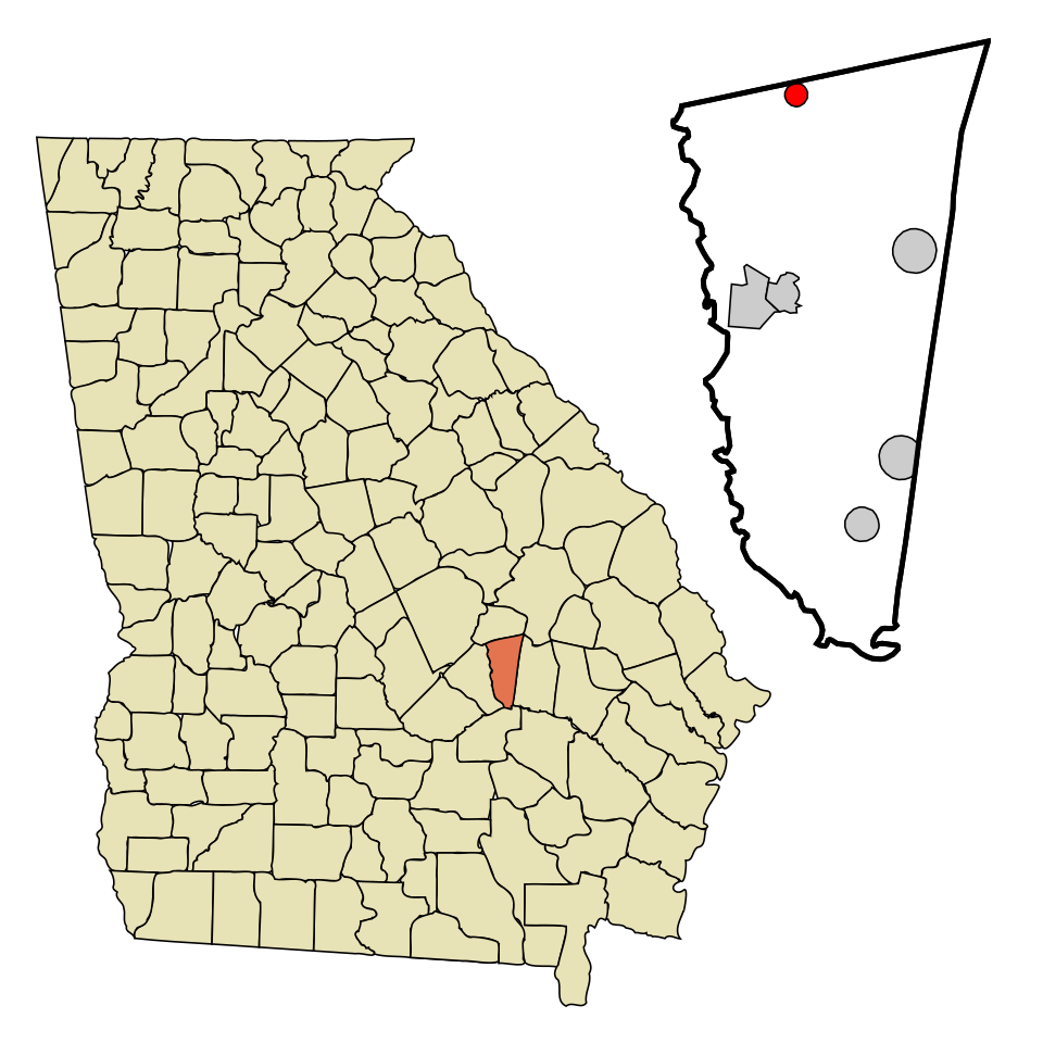 Locator map of Tarrytown