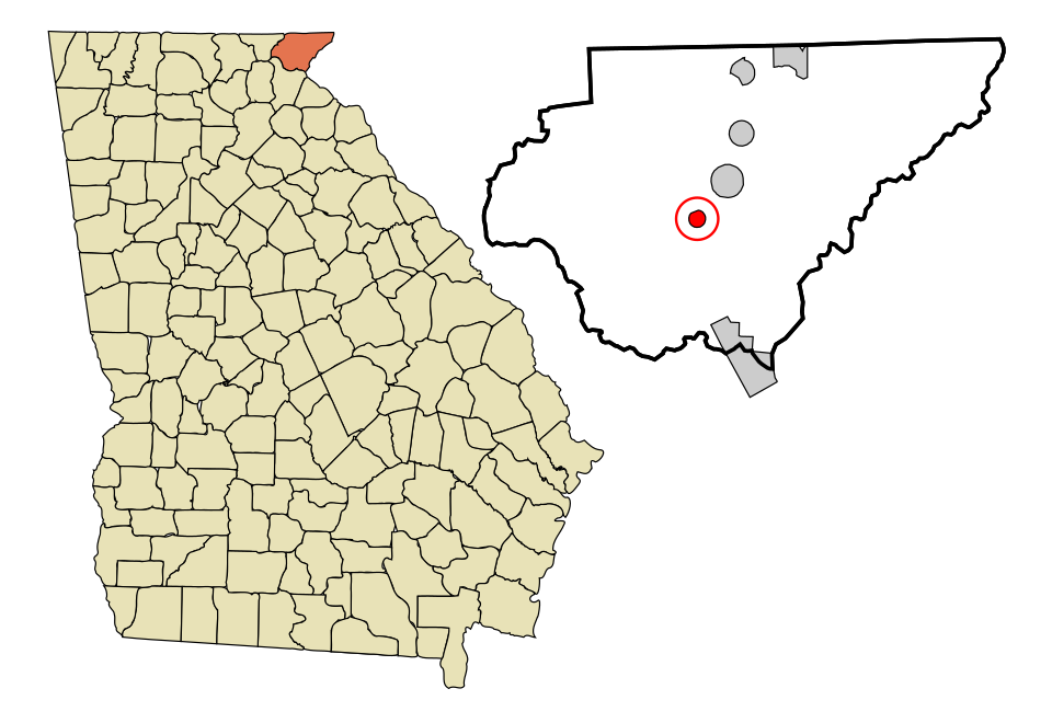 Locator map of Tiger