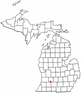Locator map of Barry