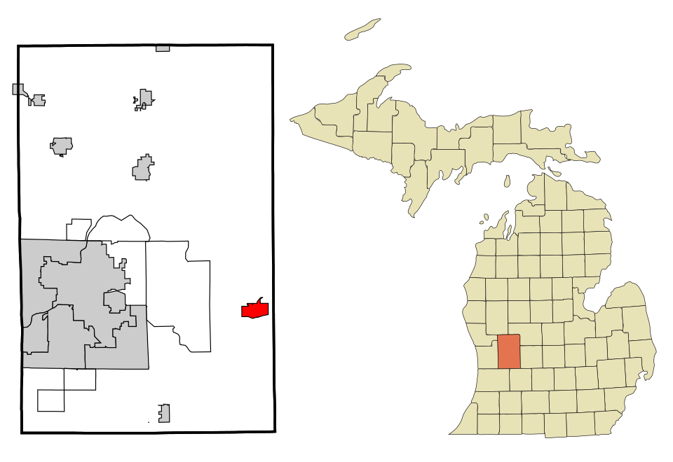 Locator map of Lowell