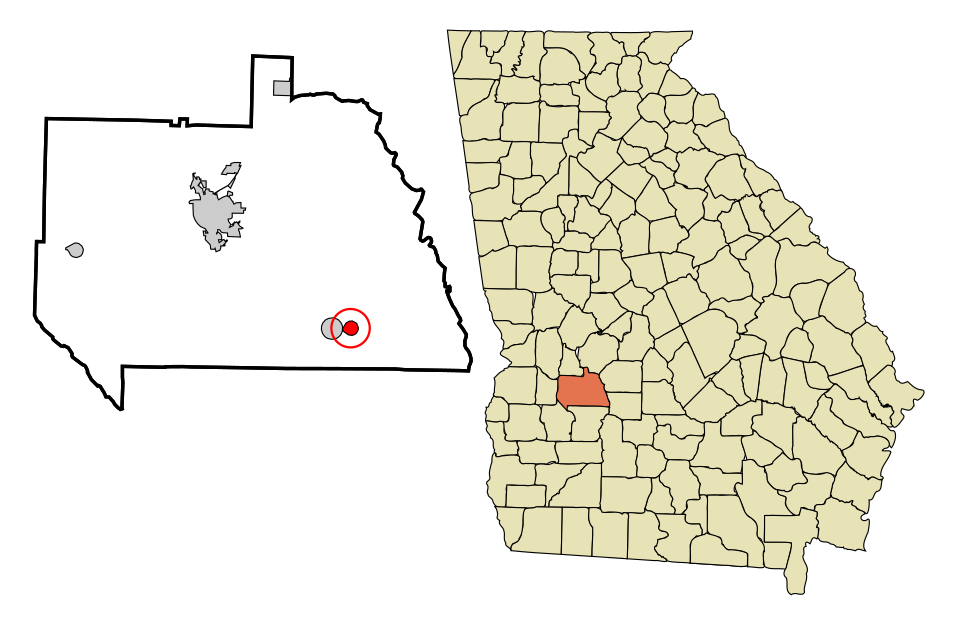 Locator map of De Soto
